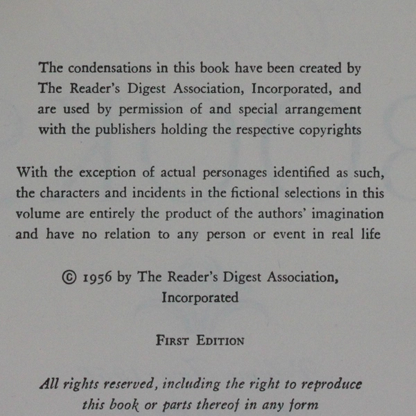 Vintage Reader's Digest Condensed Books Volume 2 1956 Hardcover