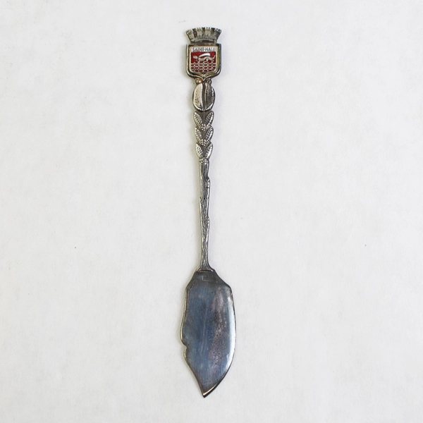 Vintage Creation Augis Saint Malo Silver Plate Collectible Souvenir Spoon