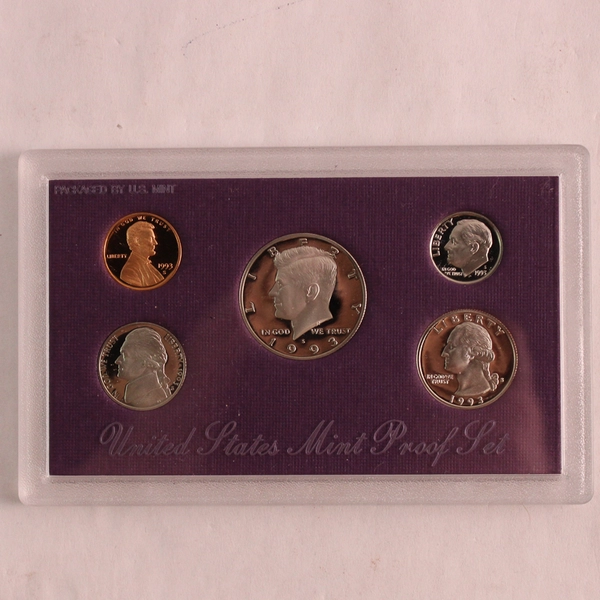 1993 United States Mint Proof Set with COA