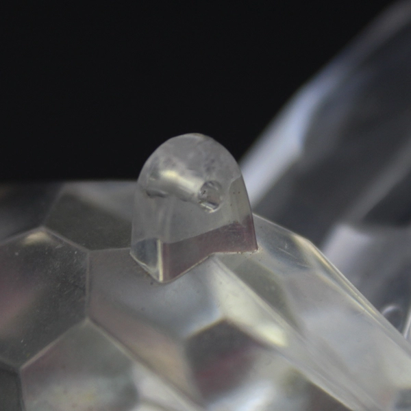 Clear Acrylic 3 Dimensional Hummingbird Suncatcher 3" Tall