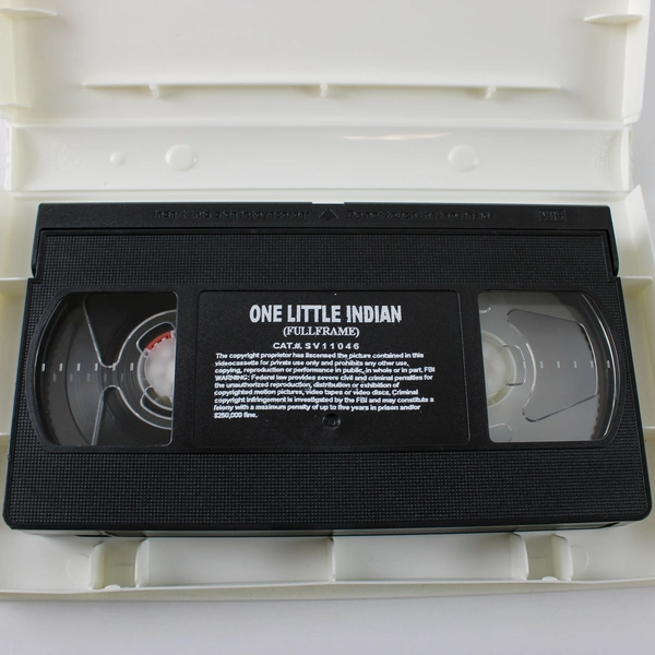 One Little Indian Clamshell VHS Disney 2002 Starring James Garner