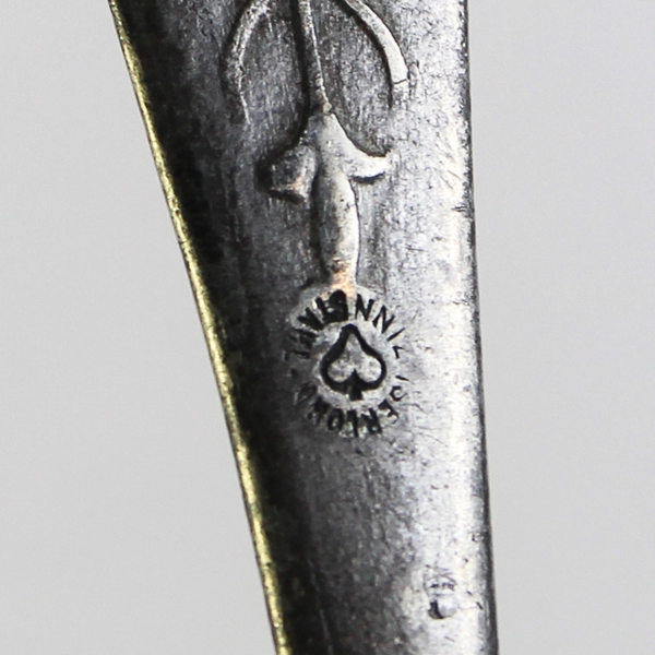 Vintage Etched Design Ladle 7.4" Collectible Flatware Kitchen Cutlery