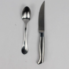 Food Network Stainless Steel Flatware Lot of 2 Pieces Knife and Spoon