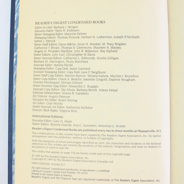 Lot of 2 Vintage Reader's Digest Condensed Books Volume 1 & 2 1995 Hardcover