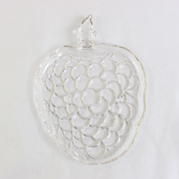 Set of 3 Vintage Hazel-Atlas Grape Cluster Shaped Snack Plates