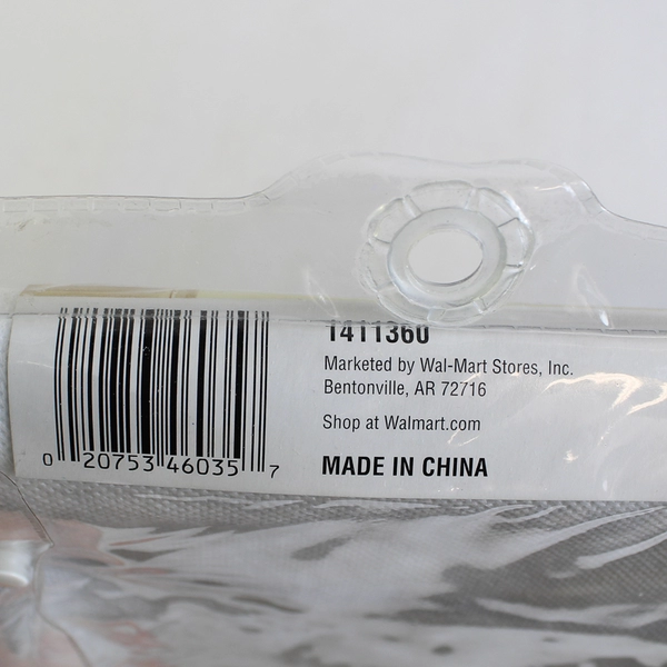 Mainstays Home White Jumbo Hanging Dress Bag 54x17x20" Closet Organizer New