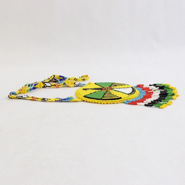 J.M. Davis Gun Museum Southwestern Style Beaded Pendant Necklace Souvenir