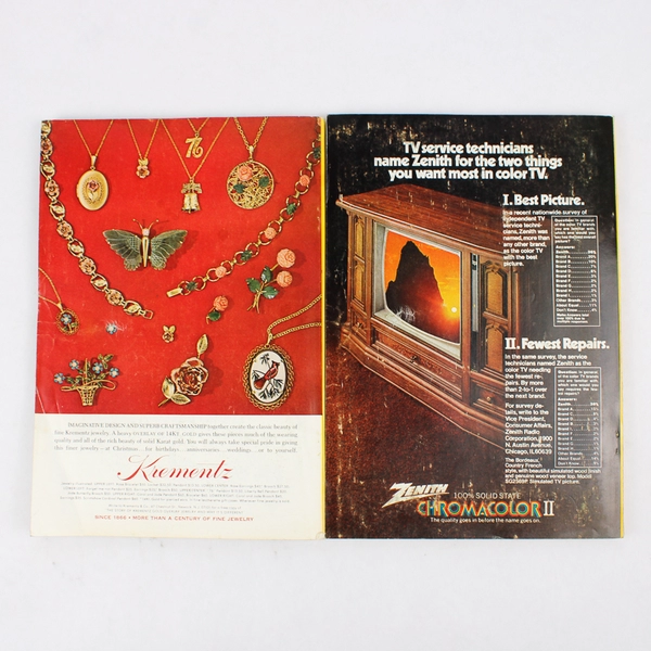 Lot of 2 Vintage National Geographic Magazines With Maps October & November 1975