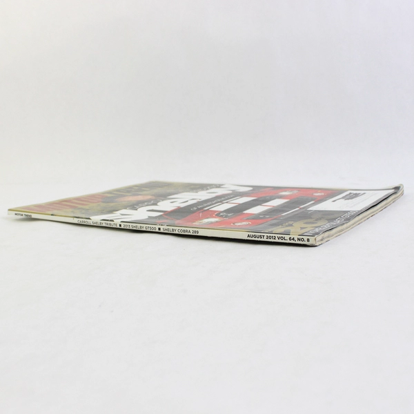 Motor Trend August 2012 Carroll Shelby 1923-2012 Gunning for 200mph Shelby's