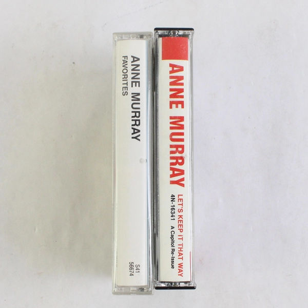 Lot of 2 Cassette Tapes Anne Murray Favorites Let's Keep It That Way 