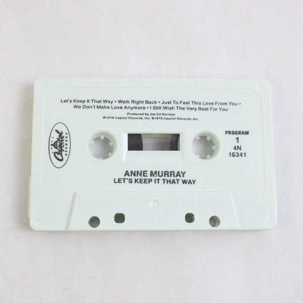 Lot of 2 Cassette Tapes Anne Murray Favorites Let's Keep It That Way 