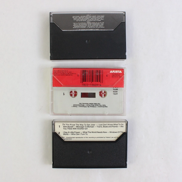 Lot of 3 Cassette Tapes Dionne Warwick Greatest Golden Hits Heartbreaker