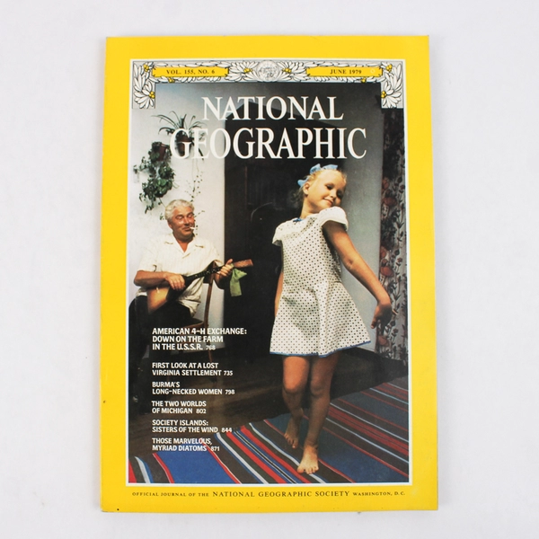 Vintage National Geographic Magazine June 1979 Vol 155 No 6