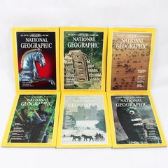 Vintage Lot of 6 National Geographic Magazines July Aug Sept Oct Nov & Dec 1980