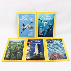 Vintage Lot of 5 National Geographic Magazines Jan Feb March April & May 1981