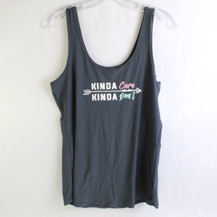 No Boundaries Gray Graphic Tank Top Junior's Size XL