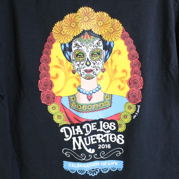 Port and Company Calottery Dia De Los Muertos 2016 T-Shirt Adult Medium