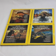 Vintage Lot of 4 National Geographic Magazines July Aug Nov & Dec 1983