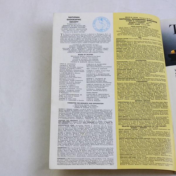 Vintage Lot of 4 National Geographic Magazines July Aug Nov & Dec 1983