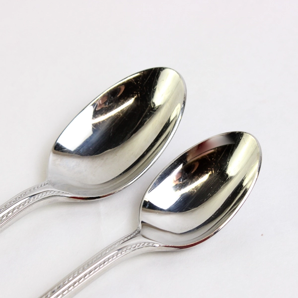 5 Piece Set Hampton Silversmiths Dazzle, Fork Salad Spoon Stainless Flatware