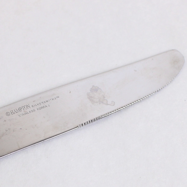 5 Piece Set Hampton Silversmiths Dazzle, Fork Salad Spoon Stainless Flatware