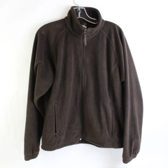 Cheetah by Mervyn's Brown Full-Zip Fleece Jacket Men's Large