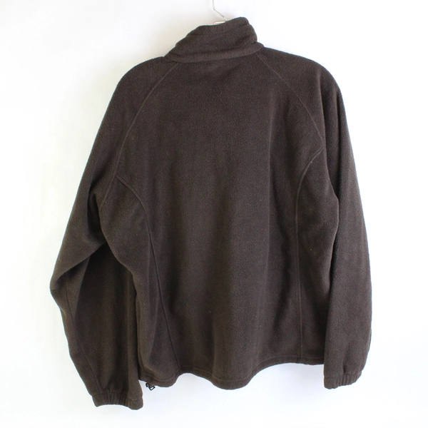 Cheetah by Mervyn's Brown Full-Zip Fleece Jacket Men's Large