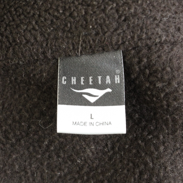 Cheetah by Mervyn's Brown Full-Zip Fleece Jacket Men's Large