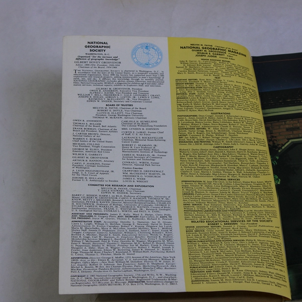 Vintage Lot of 5 National Geographic Magazines Jan March April May & June 1984