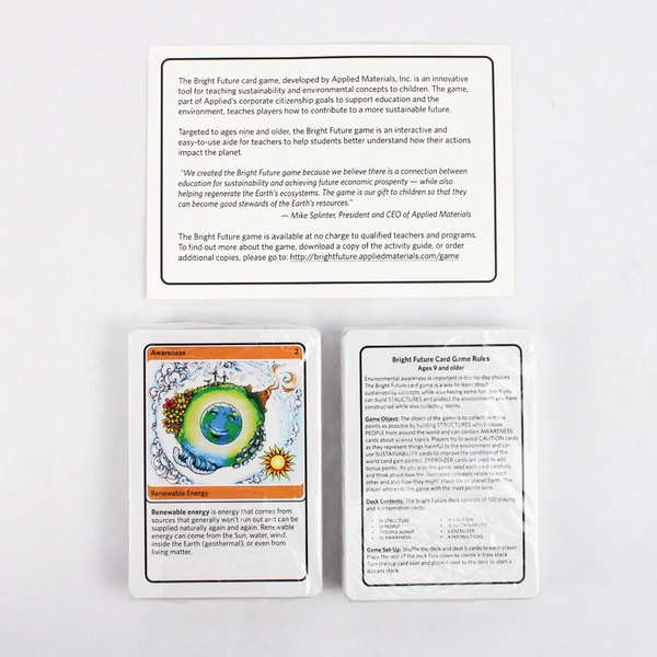 Applied Materials Bright Future Educational Card Game Sealed Decks Ages 9+