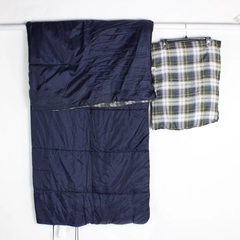 Exxel Outdoors Nylon Sleeping Bag and Pillow 33 x 75 Poly Fill 4.15 lbs