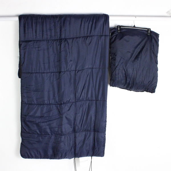 Exxel Outdoors Nylon Sleeping Bag and Pillow 33 x 75 Poly Fill 4.15 lbs