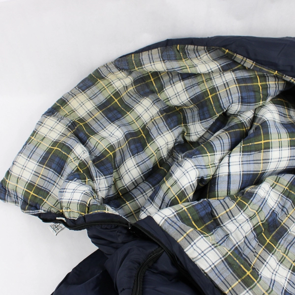 Exxel Outdoors Nylon Sleeping Bag and Pillow 33 x 75 Poly Fill 4.15 lbs