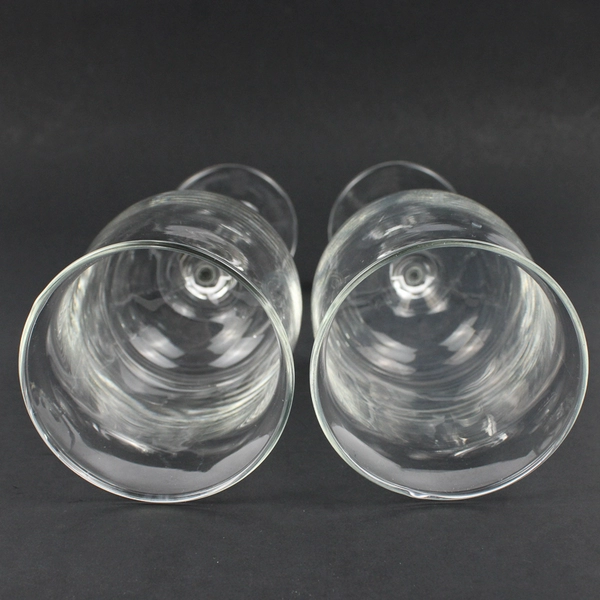 VTG Lot of 2 Libbey Connoisseur Clear Long Stem Water Goblet 8.25" H Tulip