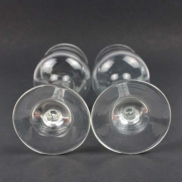 VTG Lot of 2 Libbey Connoisseur Clear Long Stem Water Goblet 8.25" H Tulip