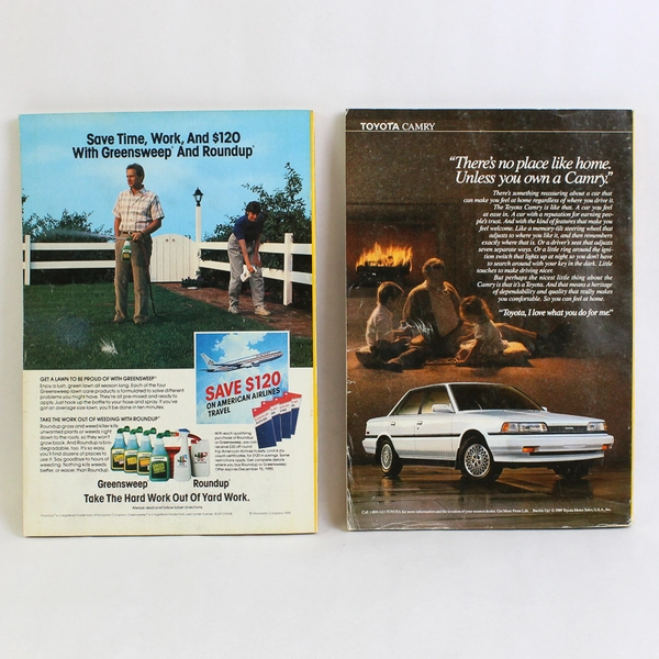 Lot of 2 Vintage National Geographic Magazines 1990 March & April