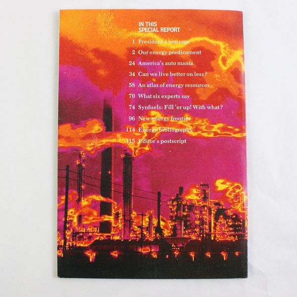 Vintage National Geographic Magazine Special Report on Energy February 1981