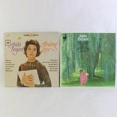 Lot of 2 VTG 12" Vinyl Record Albums, Anita Bryant Abiding Love 