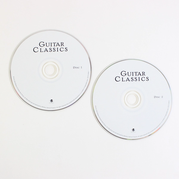 Guitar Classics 2-Disk CD Bach by Andres Segovia John Williams Golden Classics