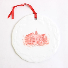Davis And Elkins College Christmas Ornament Sallie Mike Hill