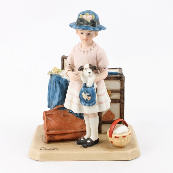 Vtg Norman Rockwell Innocence of Youth Collection Vacation's Over Figurine
