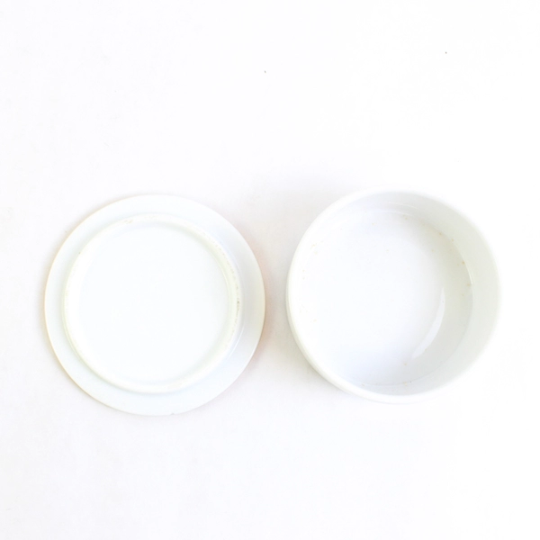 Vintage The Art Of Chokin Peacocks Trinket Box with Lid Edged In 24K Gold Japan