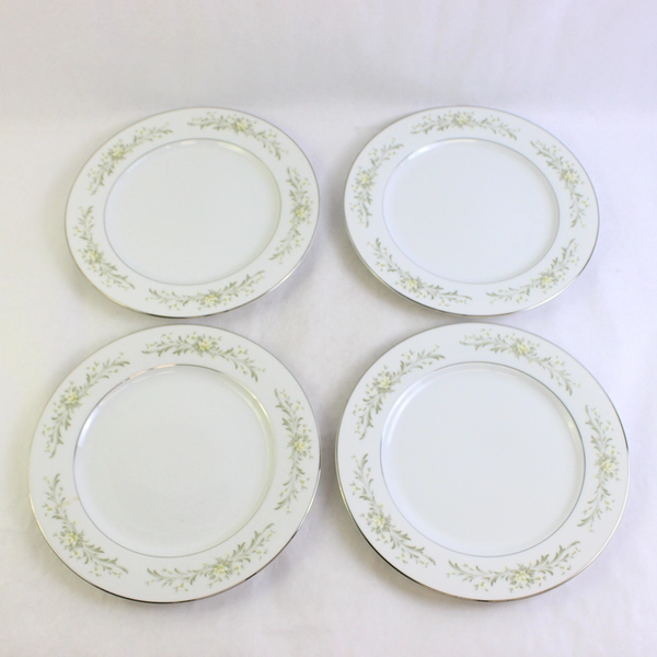 Lot of 4 Grace Fine China Rhapsody Porcelain Dinner Plates 10 3/8" Japan