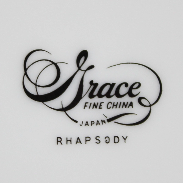 Lot of 4 Grace Fine China Rhapsody Porcelain Dinner Plates 10 3/8" Japan