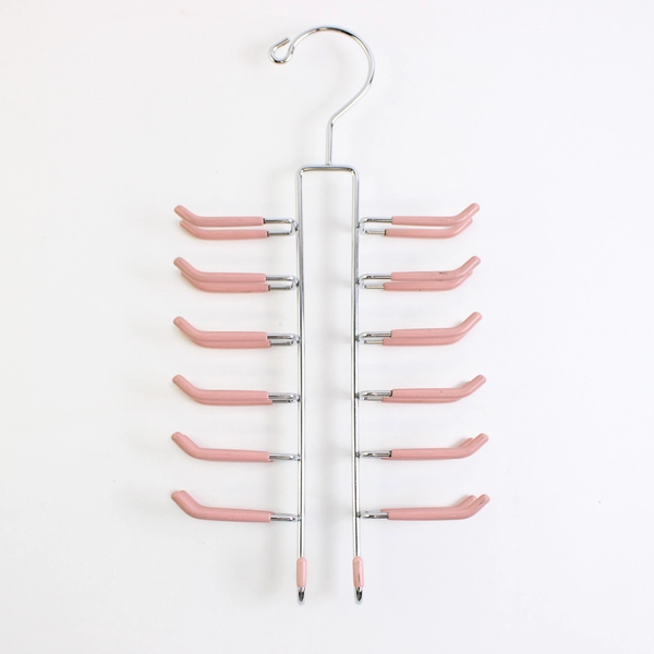 Lot of 2 Nonslip Steel Tie Hangers 48 Total Tie Hooks