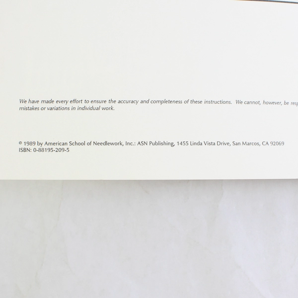 Lot of 6 American School of Needlework Various Needle Crafts Patterns