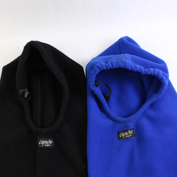 Set of 2 Capuche Headgear Hoods Unisex Adult One Size Black and Blue
