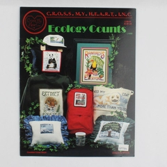 Cross My Heart Inc Ecology Counts Counted Cross Stitch Booklet 1990 No CSB-51