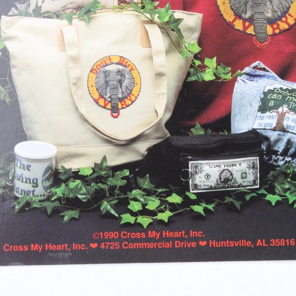 Cross My Heart Inc Ecology Counts Counted Cross Stitch Booklet 1990 No CSB-51