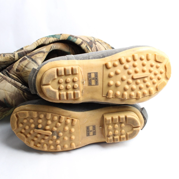 Cabela's Boot Foot Chest Waders Men's 11 Advantage Wetlands Camo Thermal